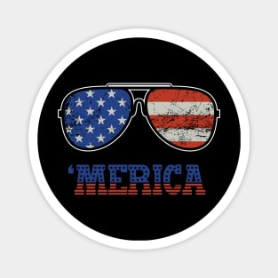 Merica Sunglasses Magnet